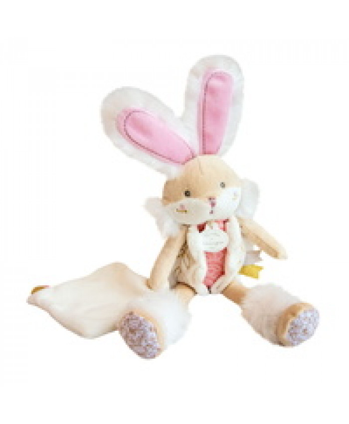Dou Dou Et Compagnie Sugar Bunny roze met lurex details